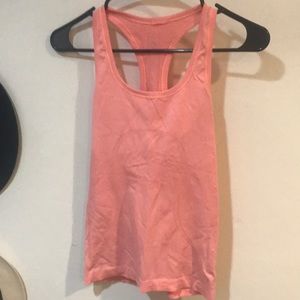 Orange lululemon tank
